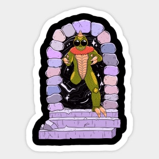 Reptilian ( Sleestak ) Sticker